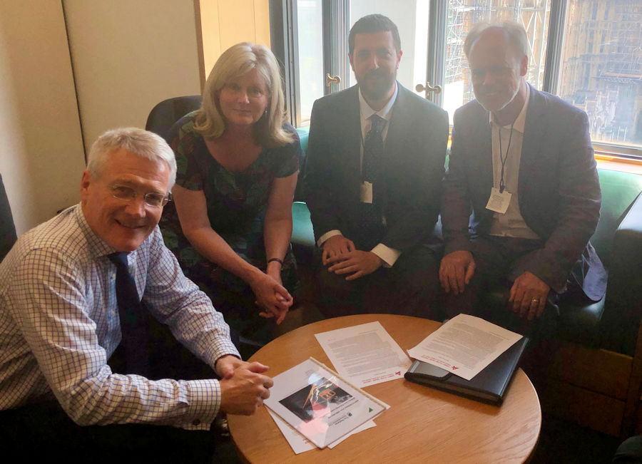 Abbey Line campaigners meet with Minister Andrew Jones MP