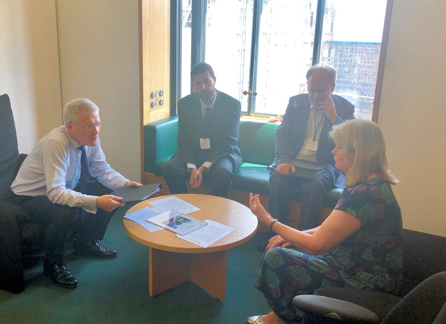 Abbey Line campaigners meet with Minister Andrew Jones MP