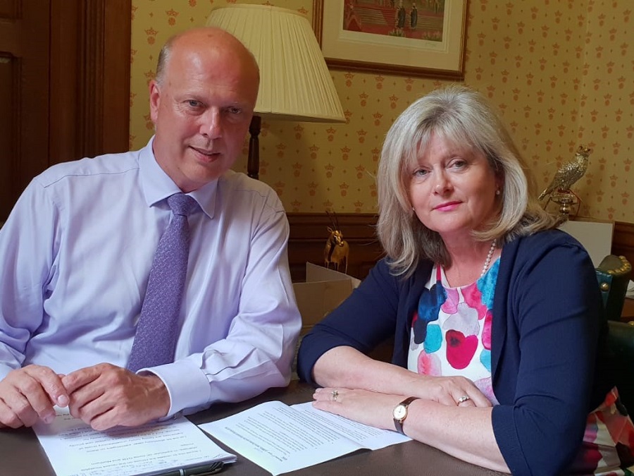 Anne Main meeting with Chris Grayling