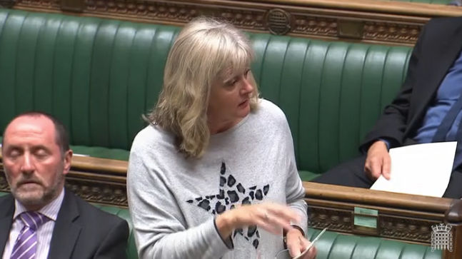 Anne Main MP speaking in the House of Commons, October 2019