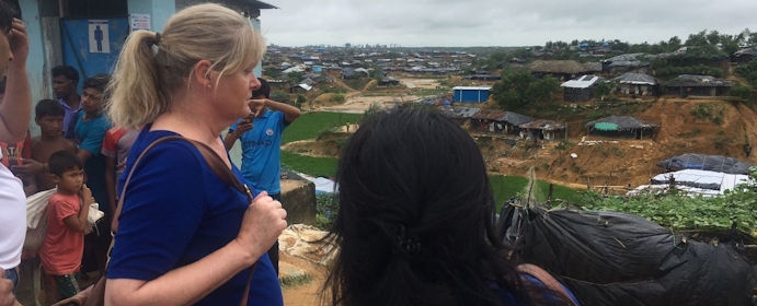 Anne Main visits Rohingya refugee camps