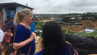 Anne Main visits Rohingya refugee camps