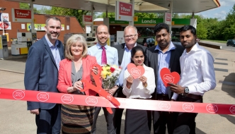 Anne Main visited the Shell King William Service Station to officially open the new Post Office instore