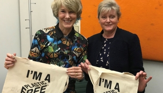 Anne Main with Sian Sutherland