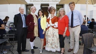 Anne Main visits new St Albans Museum 