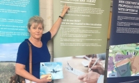Anne Main attends the Luton Airport consultation event at the Jubilee Centre