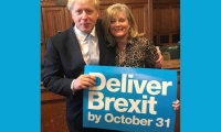 Anne Main MP and Boris Johnson