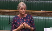 Anne Main pictured during her House of Commons debate on school funding 25th April 2019