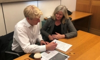Anne Main meets with Transport Minister Jo Johnson in Westminster