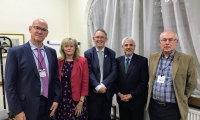 Peter Crowder (STAQS), Anne Main MP, Paul Maynard MP, Claudio Duran (STAQS) and Nigel Green (STAQS)