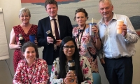 Anne Main MP with members of the APPG at the Starbucks meeting